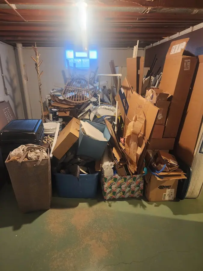 Roll-off dumpster container at job site for Construction Dumpster Rental in West Lake Hills